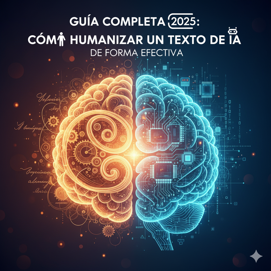 Guía Completa 2025: Cómo Humanizar un Texto de IA de Forma Efectiva