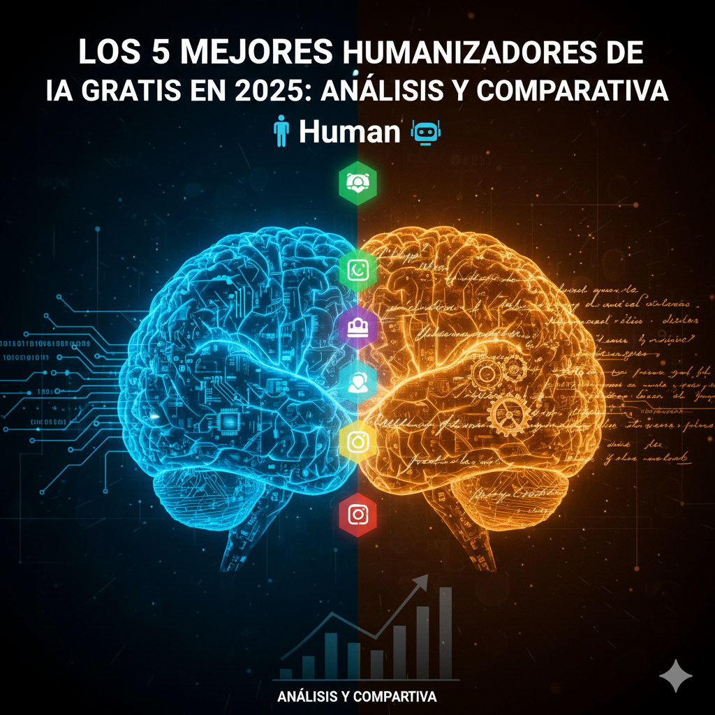 Los 5 Mejores Humanizadores de IA Gratis en 2025: Análisis y Comparativa